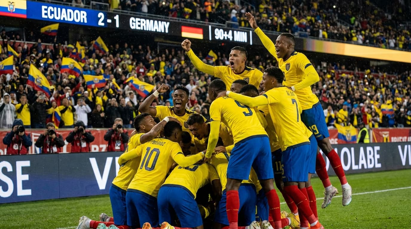 Ecuador 2-1 Germany: Plata's Late Winner Shocks Europe at World Cup 2026